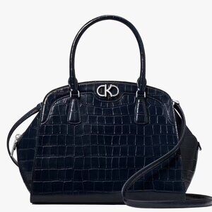 Kate Spade Kyla Croc Embossed Satchel NWT